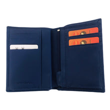 Charger l&#39;image dans la galerie, Portefeuille Cuir Vachette Fancil AC1802A Bleu
