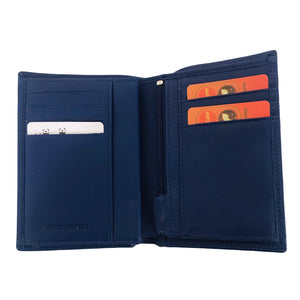 Portefeuille Cuir Vachette Fancil AC1802A Bleu