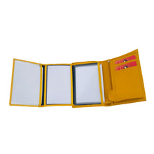 Charger l&#39;image dans la galerie, Portefeuille Cuir Vachette Fancil AC1802A Jaune
