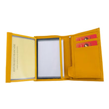 Charger l&#39;image dans la galerie, Portefeuille Cuir Vachette Fancil AC1802A Jaune
