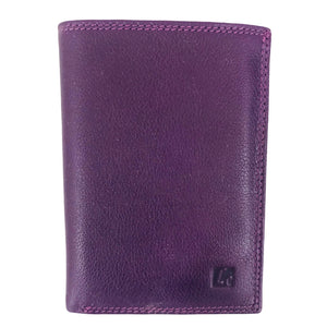 Portefeuille Cuir Vachette Fancil AC1802A Violet