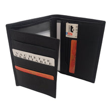 Charger l&#39;image dans la galerie, Portefeuille Cuir Vachette Fancil AC1808 Noir
