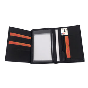 Portefeuille Cuir Vachette Fancil AC1808 Noir