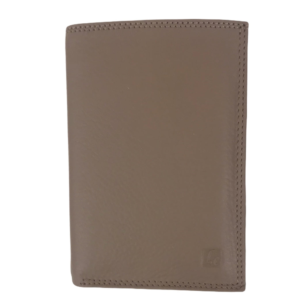 Portefeuille Cuir Vachette Fancil AC1808 Taupe