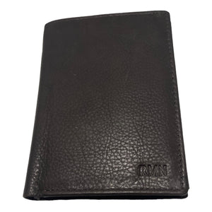 Portefeuille en Cuir 3 Volets RMN 8199 Marron Foncé - Élégant et Fonctionnel