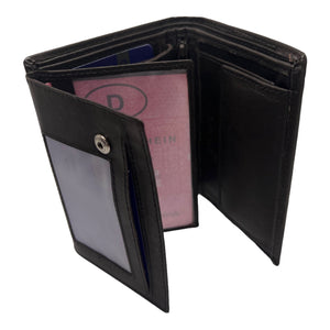 Portefeuille en Cuir 3 Volets RMN 8199 Marron Foncé - Élégant et Fonctionnel