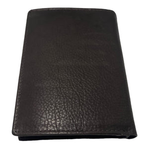 Portefeuille en Cuir 3 Volets RMN 8199 Marron Foncé - Élégant et Fonctionnel