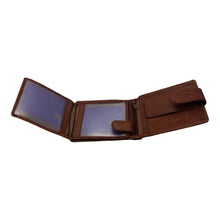 Charger l&#39;image dans la galerie, Portefeuille Cuir Format Italien RMN 8202 Marron Clair
