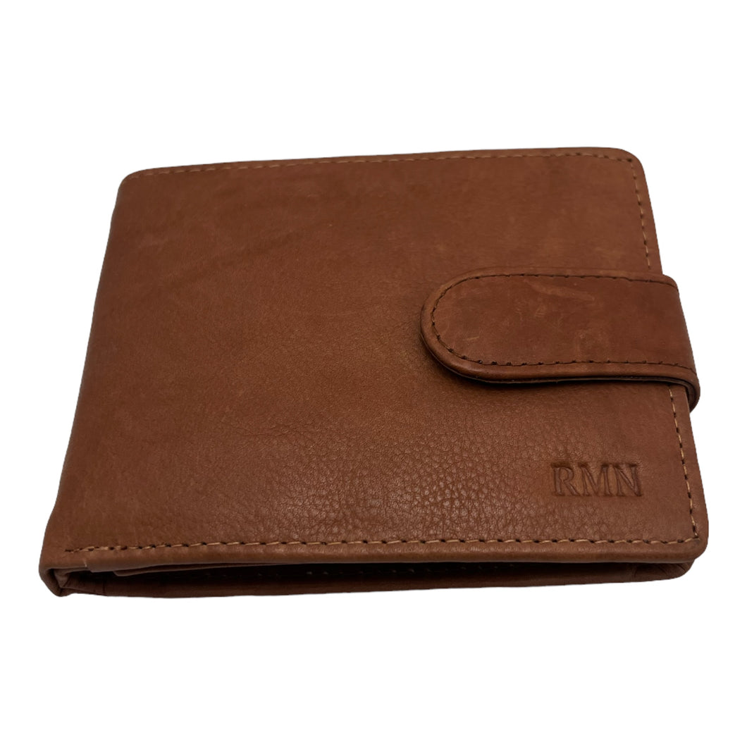 Portefeuille Cuir Format Italien RMN 8202 Marron Clair