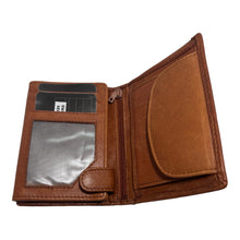 Charger l&#39;image dans la galerie, Portefeuille Cuir 3 Volets RMN 90020 Marron
