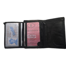 Charger l&#39;image dans la galerie, Portefeuille Cuir 3 Volets RMN 90020 Noir
