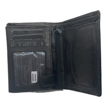 Charger l&#39;image dans la galerie, Portefeuille Cuir 3 Volets RMN 90020 Noir
