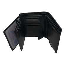 Charger l&#39;image dans la galerie, Portefeuille Cuir 3 Volets RMN 90020 Noir
