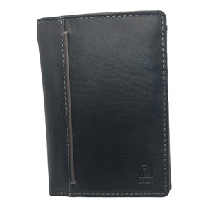 Portefeuille Cuir 3 Volets RMN 90020 Noir