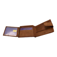 Charger l&#39;image dans la galerie, Portefeuille Cuir Format Italien RMN 9901 Marron Clair

