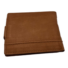 Charger l&#39;image dans la galerie, Portefeuille Cuir Format Italien RMN 9901 Marron Clair
