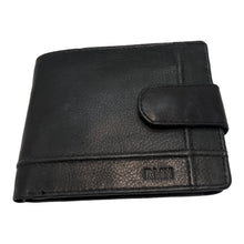 Charger l&#39;image dans la galerie, Portefeuille Cuir Format Italien RMN 9901 Noir
