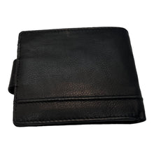 Charger l&#39;image dans la galerie, Portefeuille Cuir Format Italien RMN 9901 Noir

