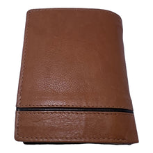 Charger l&#39;image dans la galerie, Portefeuille Cuir 3 Volets RMN 9905 Marron Clair
