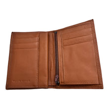 Charger l&#39;image dans la galerie, Portefeuille Cuir Vachette Spirit R6802A Marron Clair
