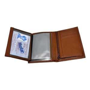 Portefeuille Cuir Vachette Spirit R6802A Marron Clair