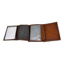 Charger l&#39;image dans la galerie, Portefeuille Cuir Vachette Spirit R6802A Marron Clair
