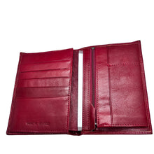 Charger l&#39;image dans la galerie, Portefeuille cuir Vachette Spirit R6805B Rouge
