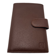 Charger l&#39;image dans la galerie, Portefeuille Cuir Vachette Marron ZEVENTO-2125 Marron

