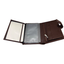 Charger l&#39;image dans la galerie, Portefeuille Cuir Vachette Marron ZEVENTO-2125 Marron
