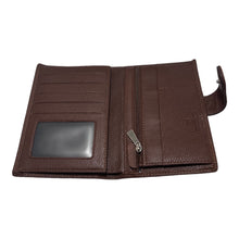 Charger l&#39;image dans la galerie, Portefeuille Cuir Vachette Marron ZEVENTO-2125 Marron
