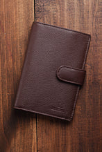 Charger l&#39;image dans la galerie, Portefeuille Cuir Vachette Marron ZEVENTO-2125 Marron
