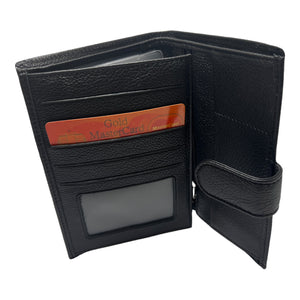 Portefeuille Cuir Vachette Noir ZEVENTO-2125 Noir