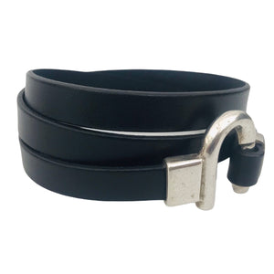 Bracelet Homme Cuir Punto AR Triple U 368 - Élégance et Style au Quotidien