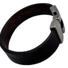 Charger l&#39;image dans la galerie, Bracelet Homme Cuir Plat Punto Ar 24 VINTAGE
