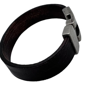 Bracelet Homme Cuir Plat Punto Ar 24 VINTAGE