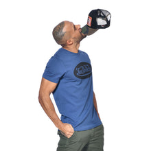 Charger l&#39;image dans la galerie, Tee Shirt Homme Von Dutch Col Rond Manches Courtes FRONT/BL-Bleu
