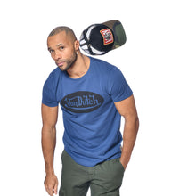 Charger l&#39;image dans la galerie, Tee Shirt Homme Von Dutch Col Rond Manches Courtes FRONT/BL-Bleu
