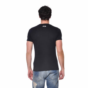 Tee Shirt Homme Von Dutch Col V Manches Courtes RON/N-Noir