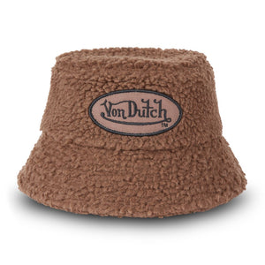 BOB VON DUTCH FURBRO - Style Urbain et Confort en Fausse Fourrure Marron