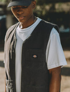 Veste Dickies Sans Manches Duck Canvas Summer Noir