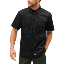 Charger l&#39;image dans la galerie, Chemise Dickies Work Shirt Black - Homme, Manches Courtes, Élégance et Confort au Quotidien
