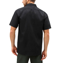 Charger l&#39;image dans la galerie, Chemise Dickies Work Shirt Black - Homme, Manches Courtes, Élégance et Confort au Quotidien
