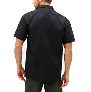 Chemise Dickies Work Shirt Black - Homme, Manches Courtes, Élégance et Confort au Quotidien