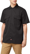 Charger l&#39;image dans la galerie, Chemise Dickies Work Shirt Black - Homme, Manches Courtes, Élégance et Confort au Quotidien
