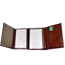 Charger l&#39;image dans la galerie, Portefeuille cuir Vachette Spirit R6881 Marron
