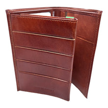 Charger l&#39;image dans la galerie, Portefeuille cuir Vachette Spirit R6881 Marron
